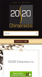 Mobile Screenshot of 2020chiropractic.com